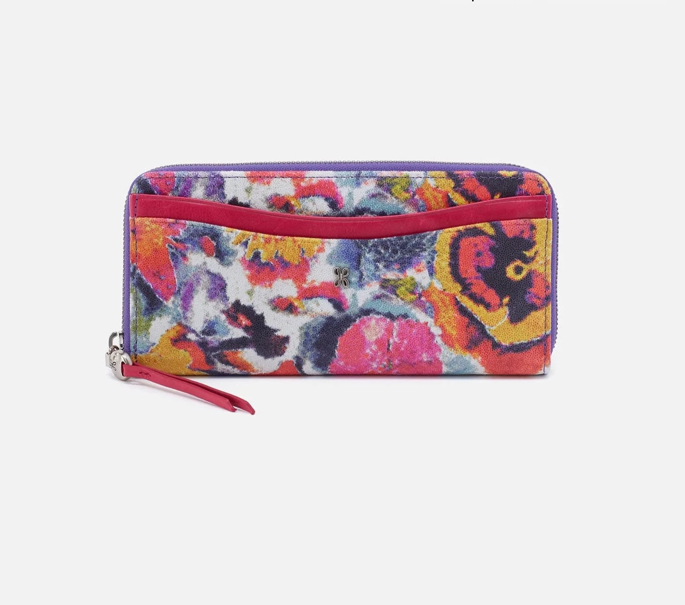 Hobo Max Large Zip Around Continental Wallet Poppy