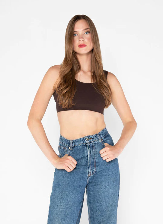 C'Est Moi Bamboo Bralette Brown