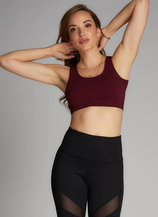 C'Est Moi Bamboo Bralette Bordeaux