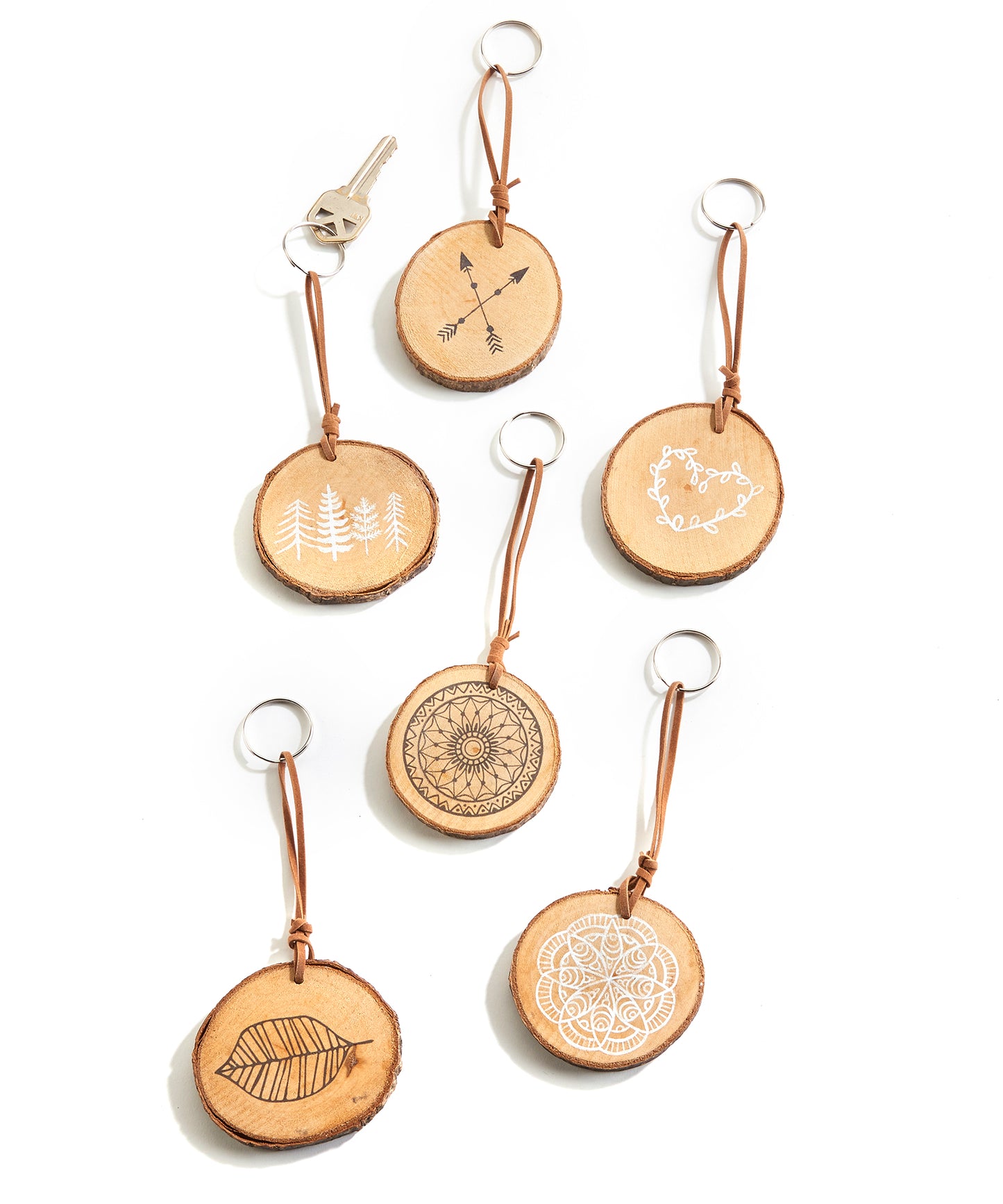 Double Sided Sentiment Keychain