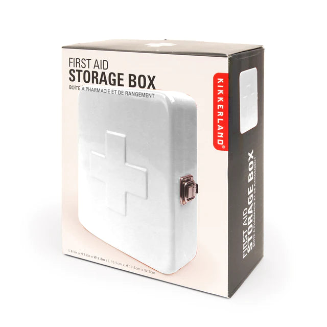 White First Aid Box