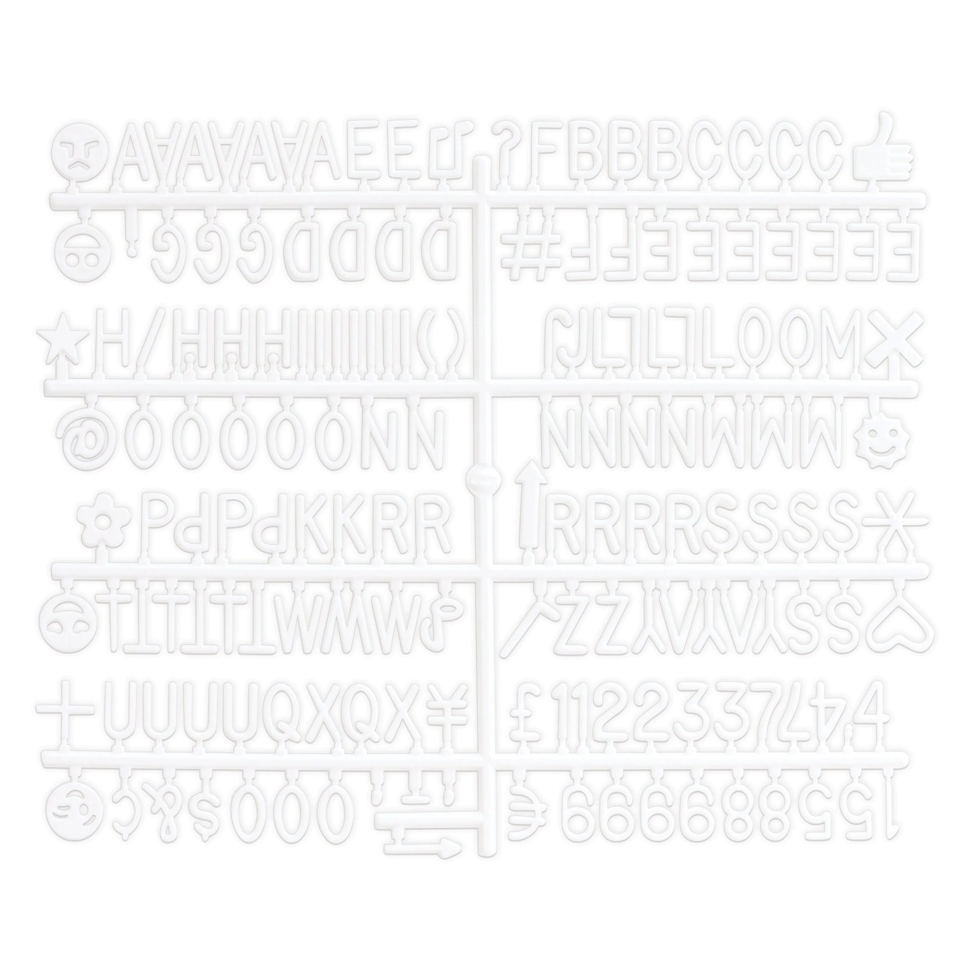 Framed Felt Letter Board