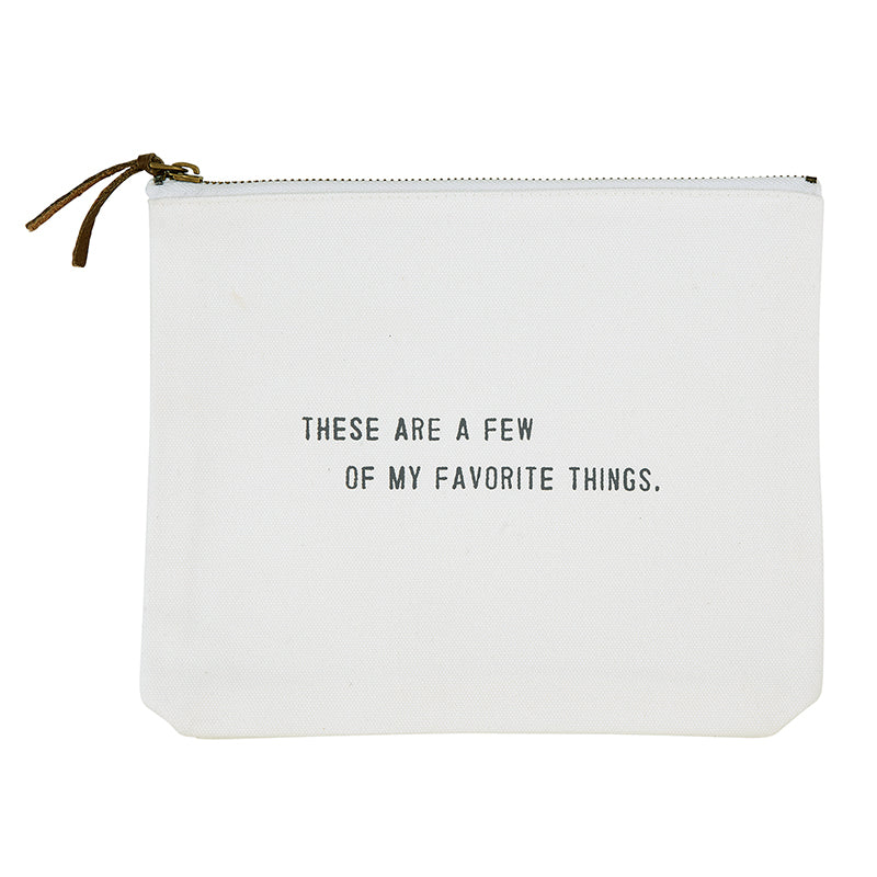 Santa Barbara Design Studios Inspirational Canvas Pouch. These are a few of my favorite things.