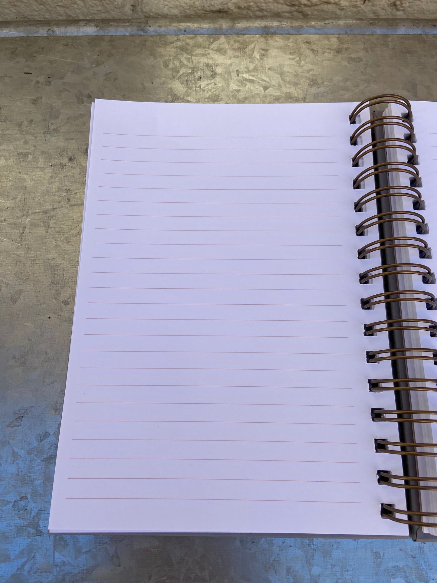 160 lined sheets gold foil embellishment 6½" x 8½"