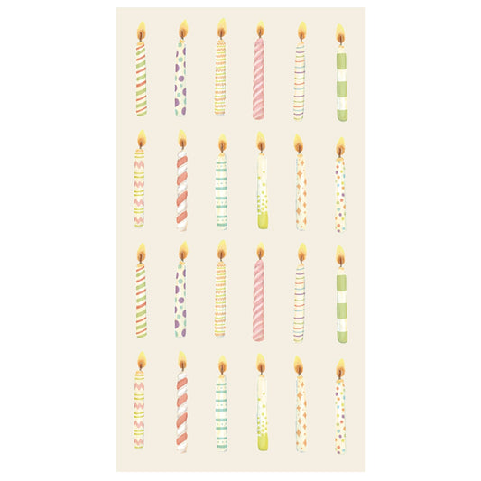 Birthday Candles Guest Napkins