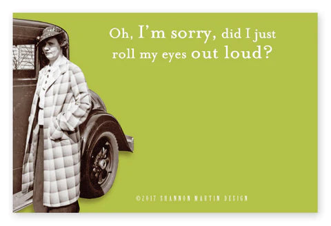 Roll My Eyes Sticky Note