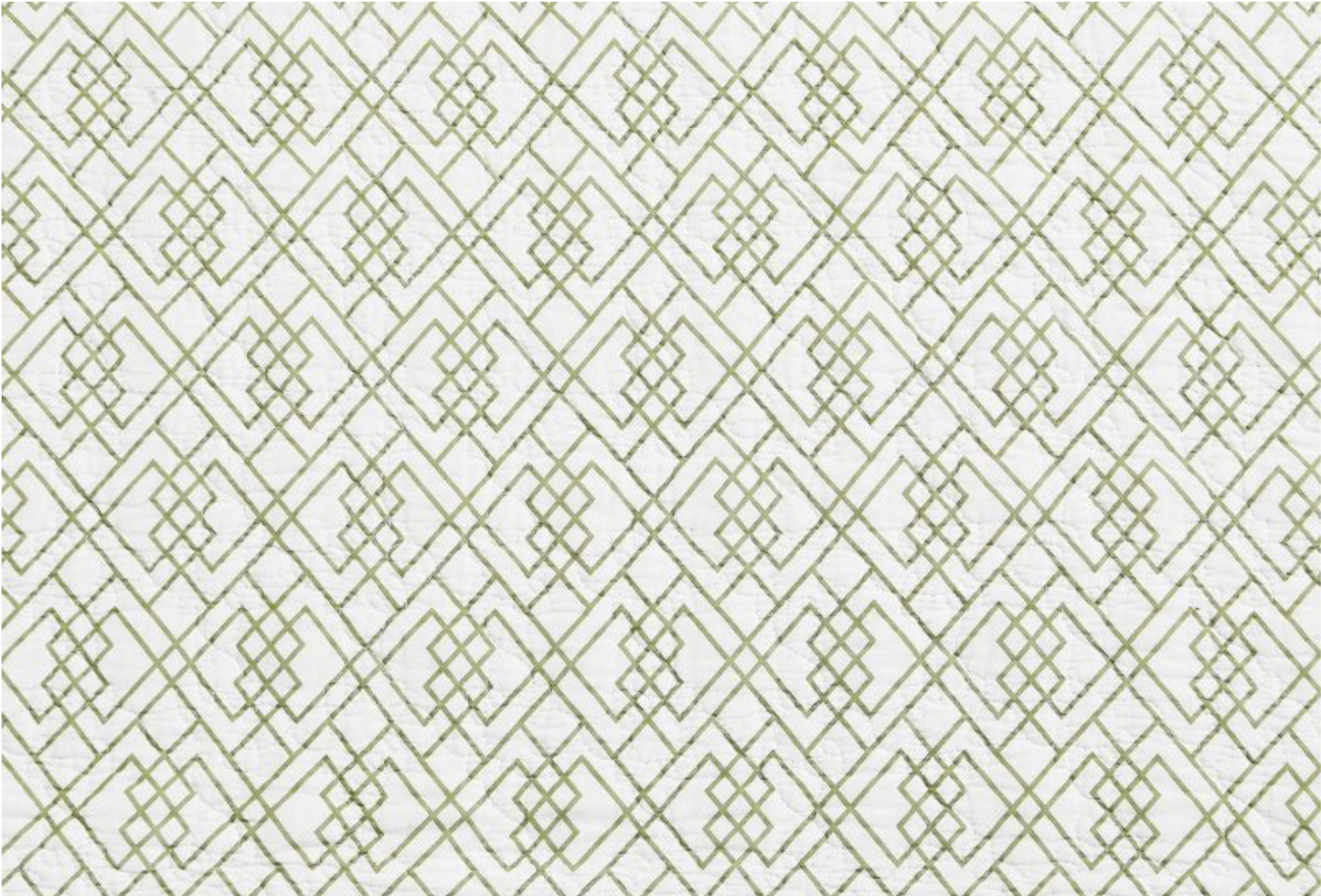 Cecil Quilted Reversible Botanical Fern Table Runner