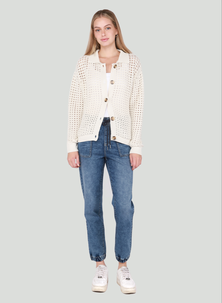 Dex Button Front Cardigan