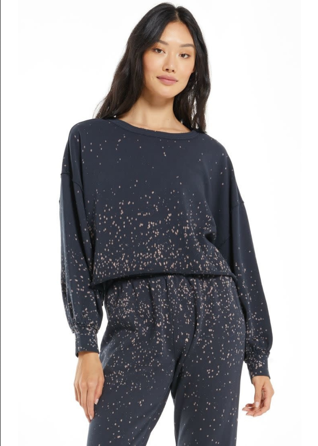 Z Supply Tempest Splatter Sweatshirt