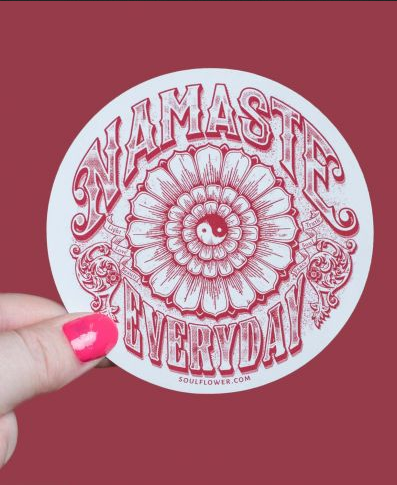 Namaste Everyday Sticker