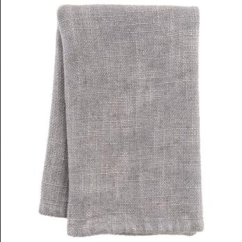 Solid Dinner Napkin Set Dove Grey
