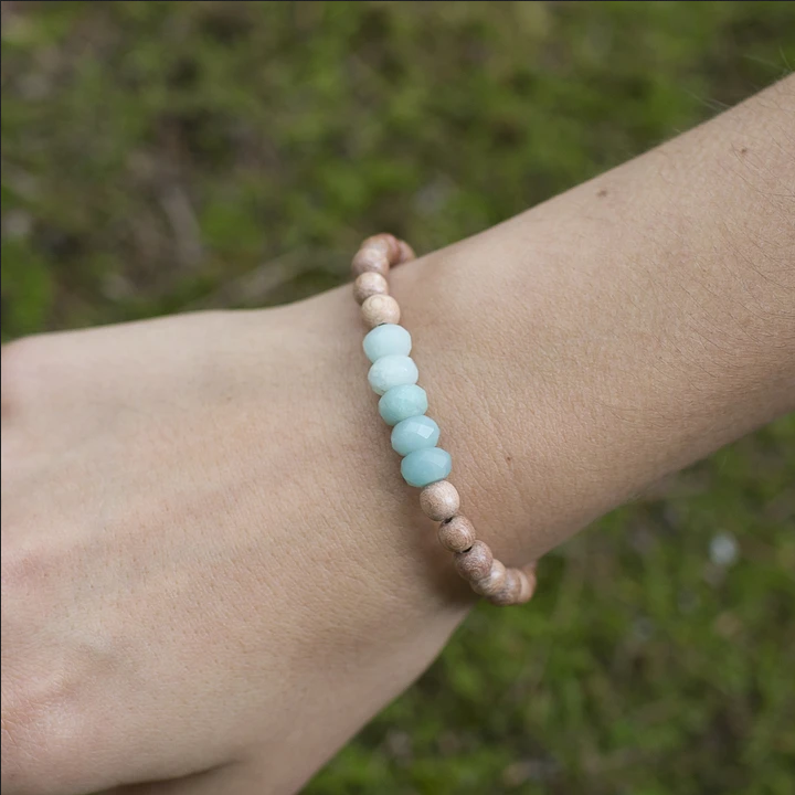 Amazonite Be Your Own Hero Bracelet for Be Courageous