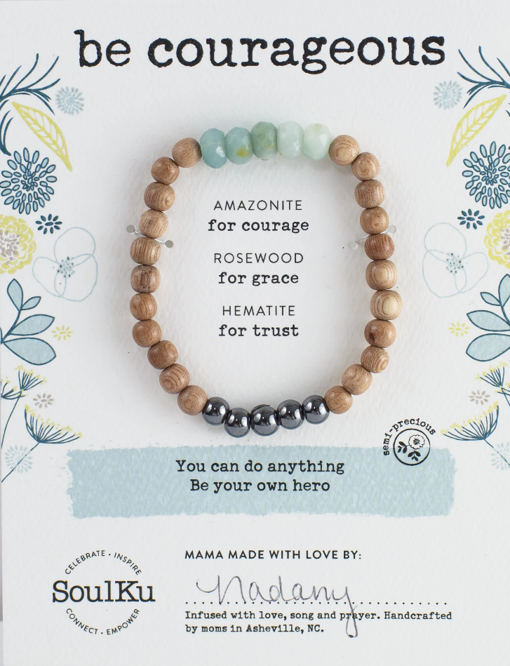 Amazonite Be Your Own Hero Bracelet for Be Courageous