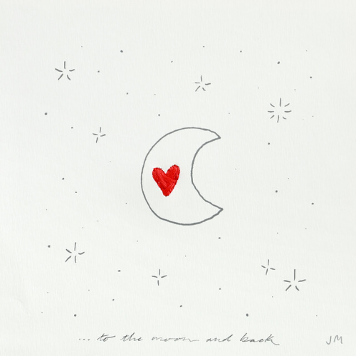 To the Moon and Back Wall Art
