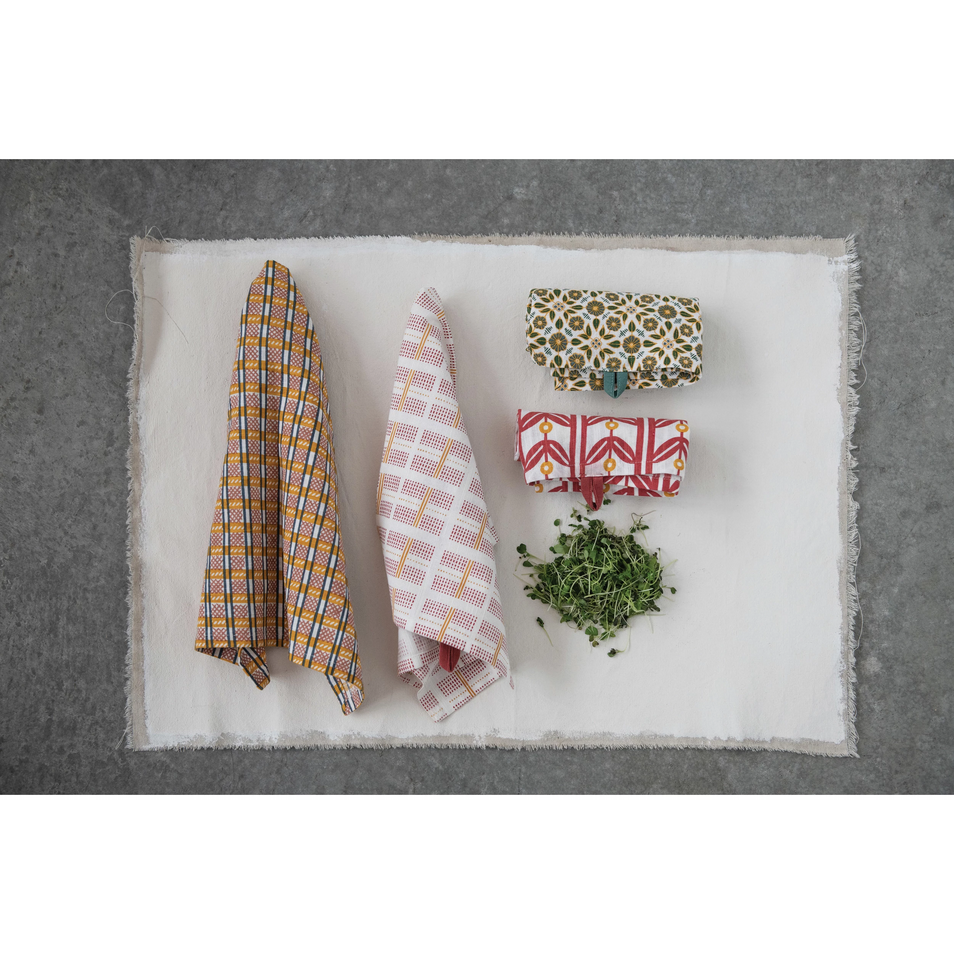 Cotton Printed Tea Towel