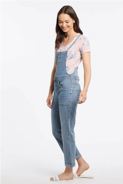 Tribal Straight Leg Overalls