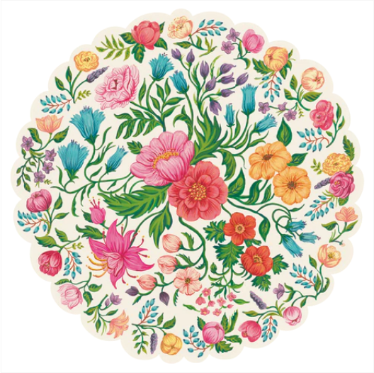 Die-Cut Sweet Garden Posey Placemat