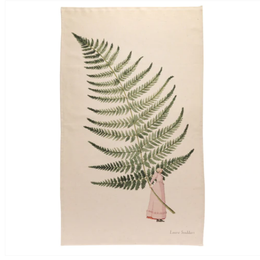 Single Fern Tea Towel