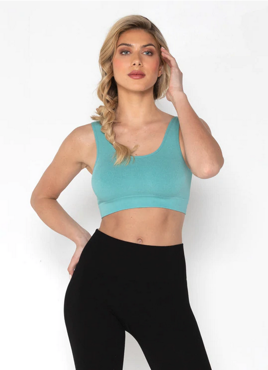 C'Est Moi Bamboo Bralette Lagoon