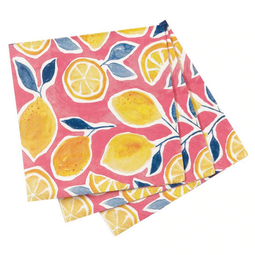 Lemons Printed Paper Napkins