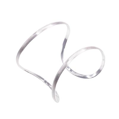 Lauren Spencer Matte Silver Bracelet