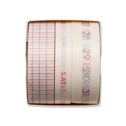 Washi Tape 3 Pack Retro Utilitarian
