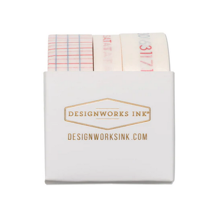 Washi Tape 3 Pack Retro Utilitarian