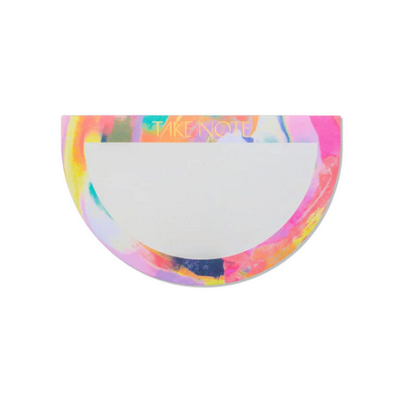 Rainbow Half Moon Notepad