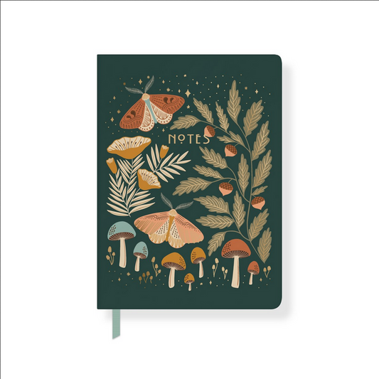 Night Mushroom Small Paperback Journal