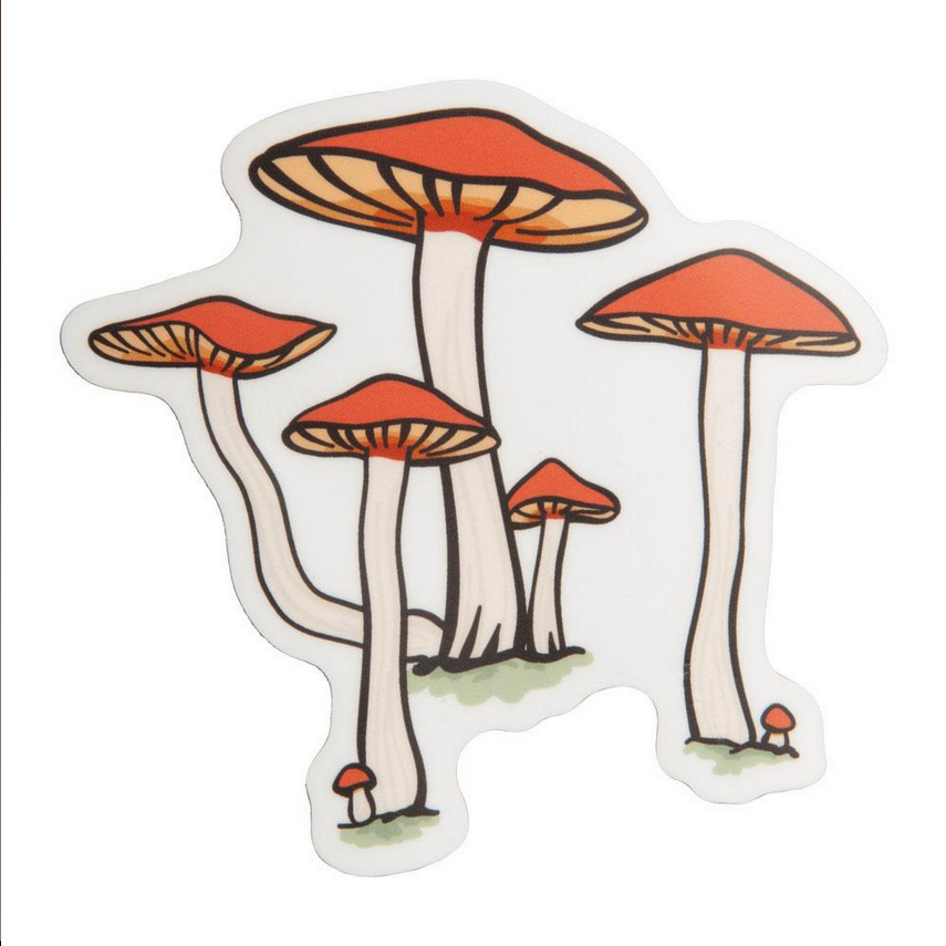 Mushroom Cluster Sticker