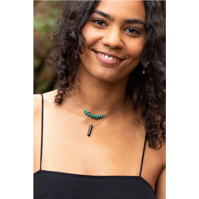 Turquoise Seed Necklace for Friendship