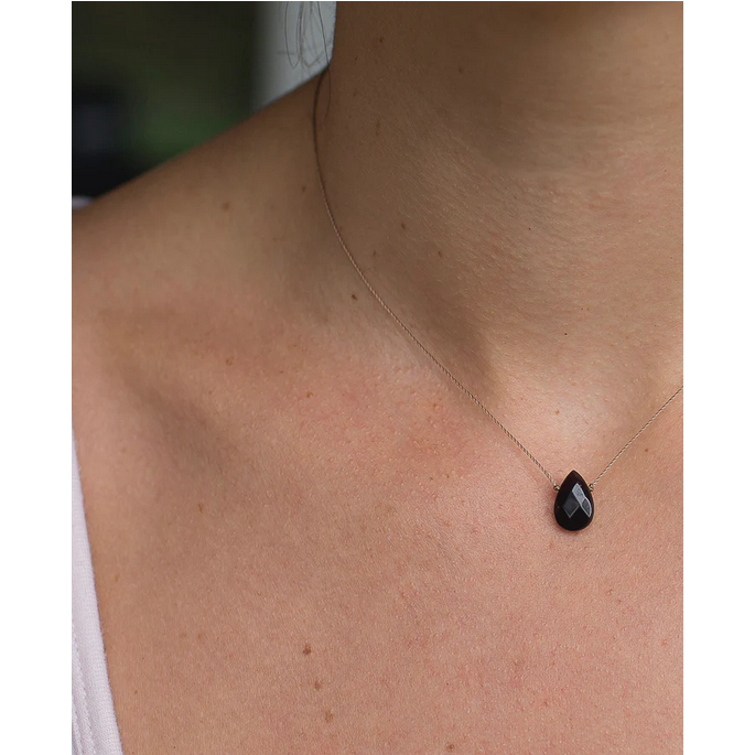 Black Onyx Soul-Full of Light Necklace for Stress Relief