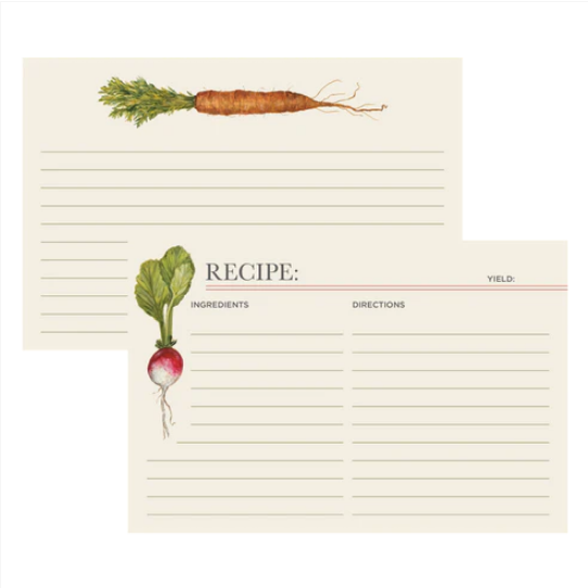 Farmer's Market Recipe Card
