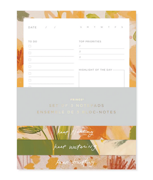 Floral Tiered Notepad Set