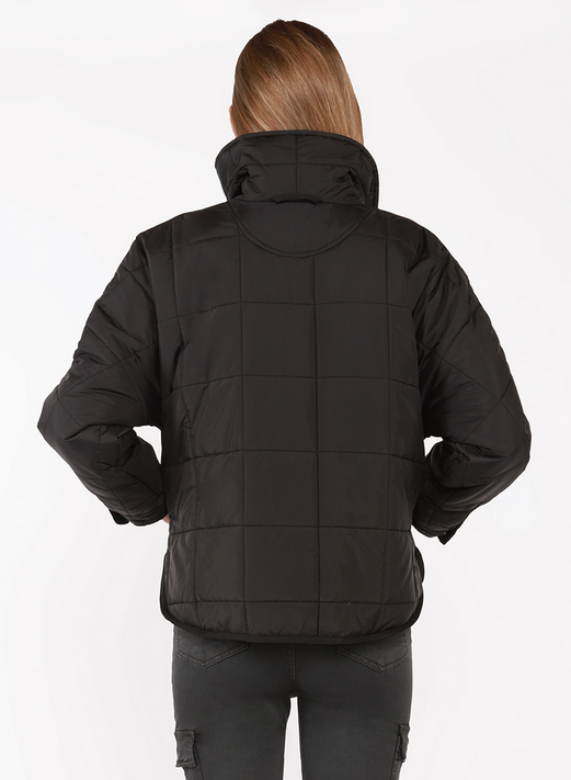 Dex Ribbon Trim Puffer Jacket