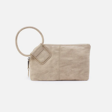 Hobo Sable Wristlet Metallic Gold