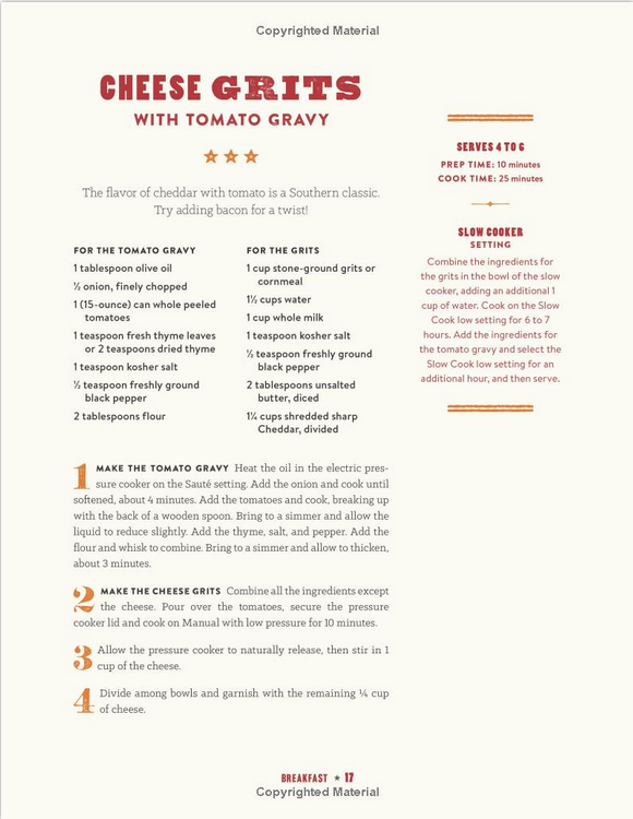 Instant One-Pot Meals: Southern Recipes for the Modern 7-in-1 Electric Pressure Cooker