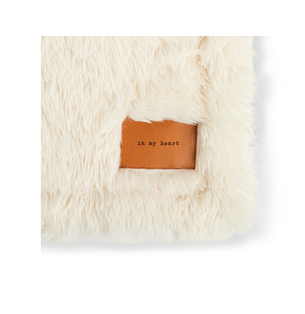 Guardian Angel Throw Blanket - Cream