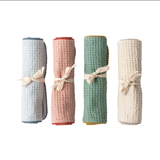 Creative Coop Burp Cloths - Multiple Color Options