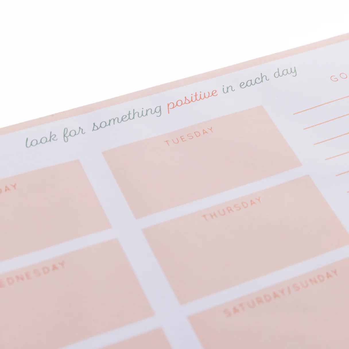 Positivity Weekly Deskpad