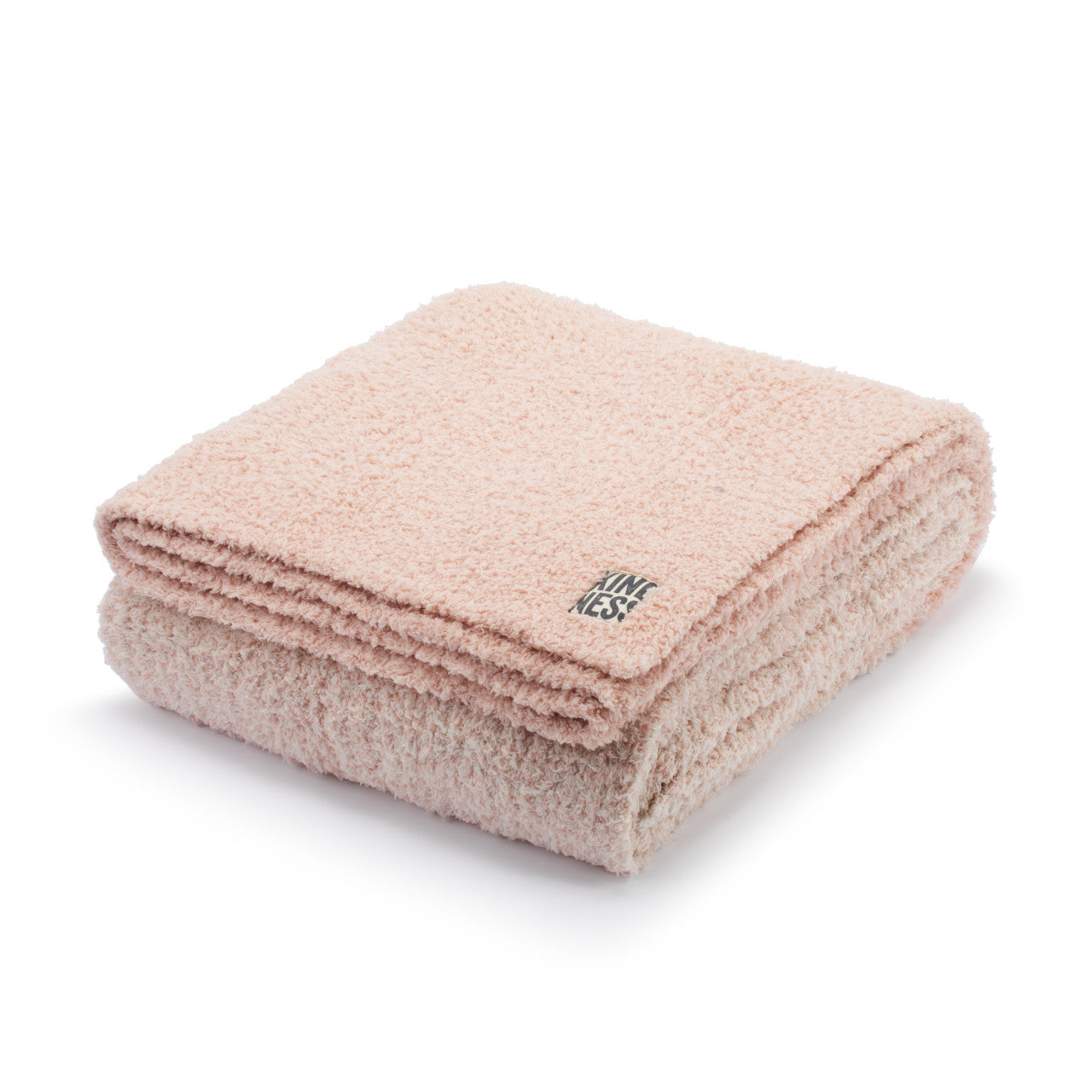 Kindness Throw Blanket - Rose Cloud