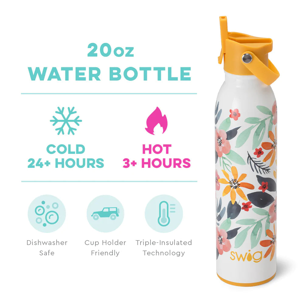 Honey Meadow Flip + Sip Water Bottle (20oz)
