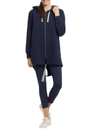Tribal Hooded Cardigan With Pocket