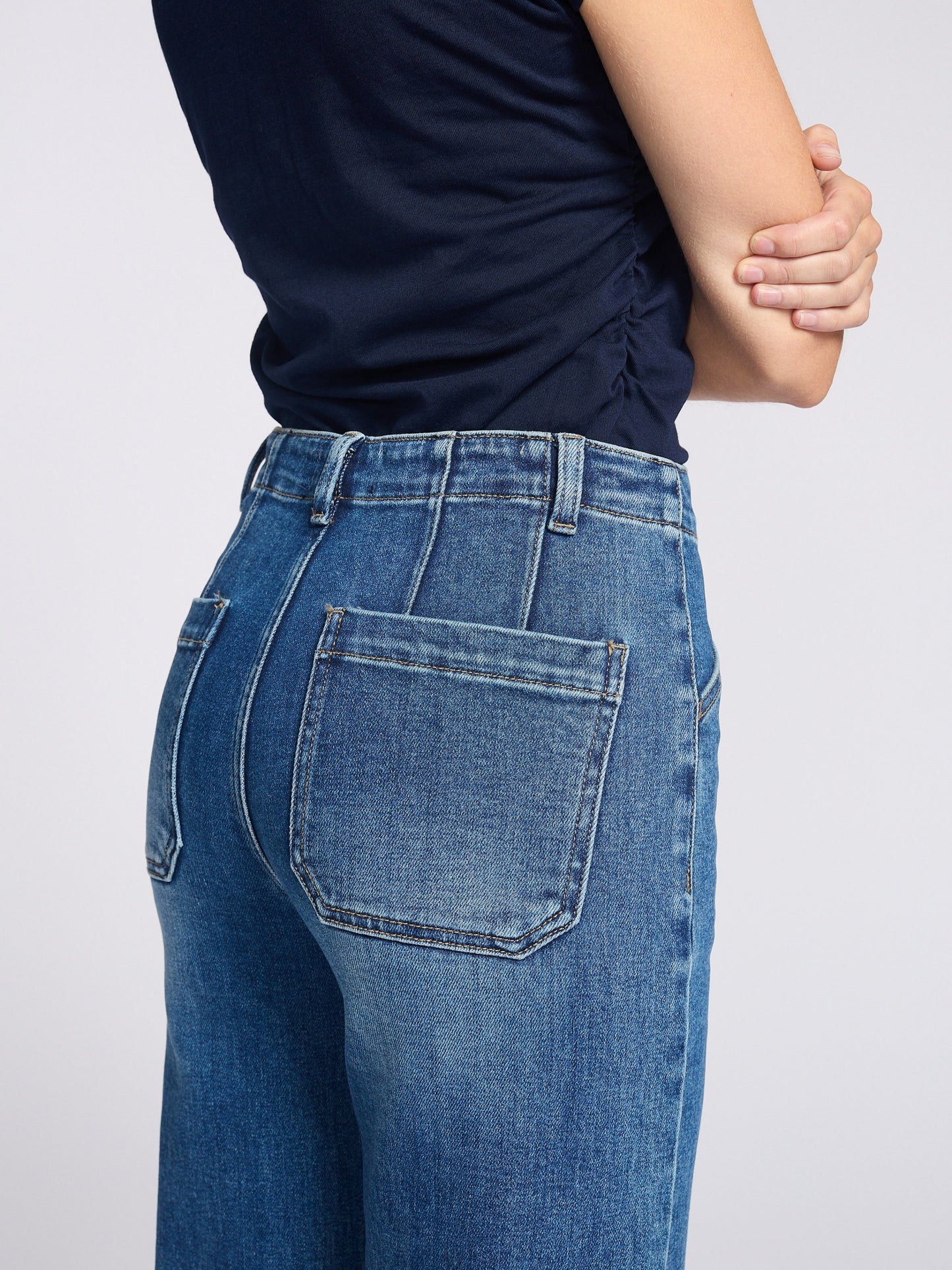 L.T.J. Paola Wide Leg With Seam Lines