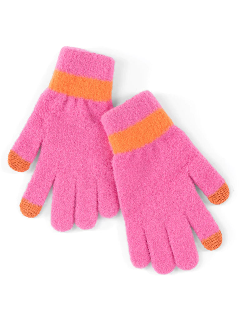 Shiraleah Ellis Touchscreen Gloves Pink