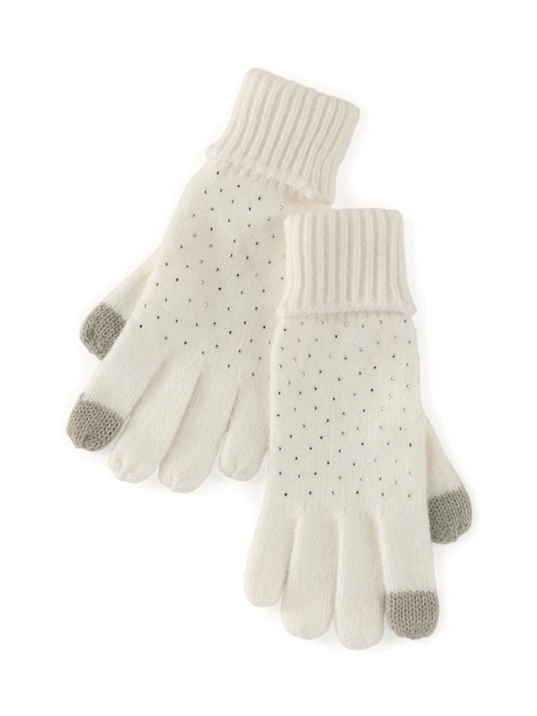 Shiraleah Natalia Touchscreen Gloves Ivory