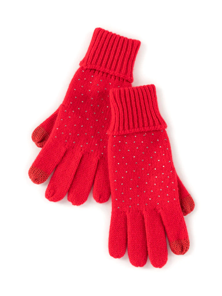 Shiraleah Natalia Touchscreen Gloves Red