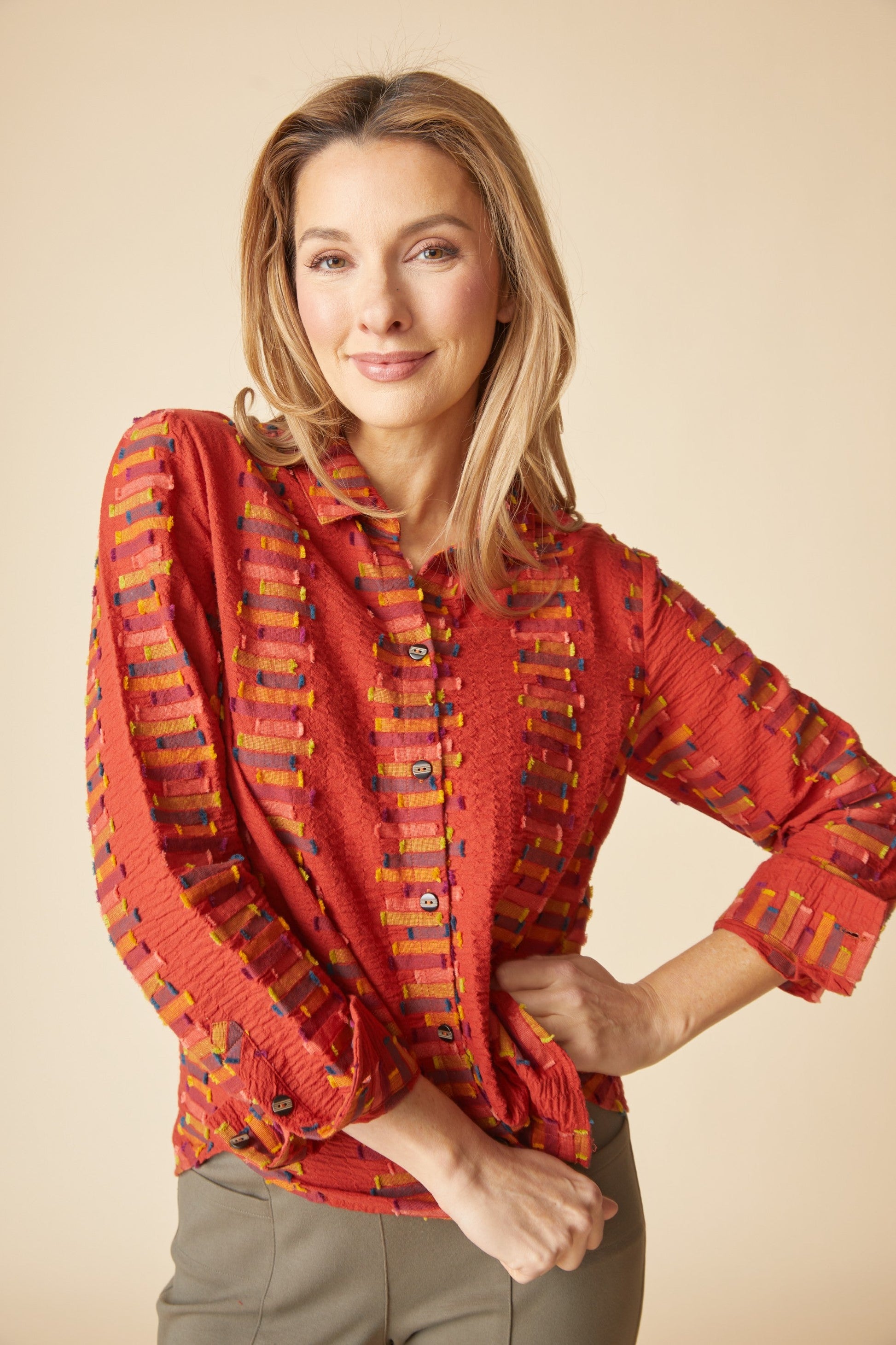 Habitat Embroidered Shaped Hem Shirt