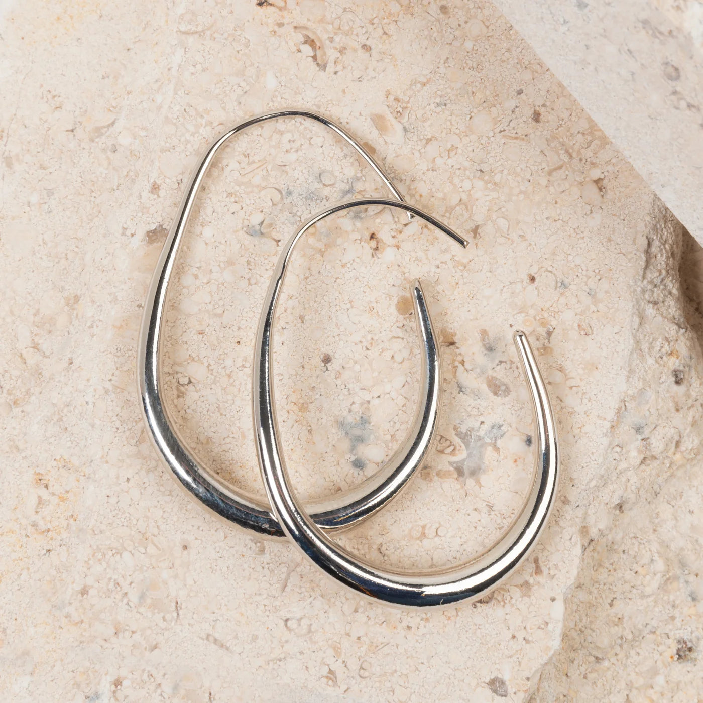 Howard's Medium Graduated Oval Hoop Earrings