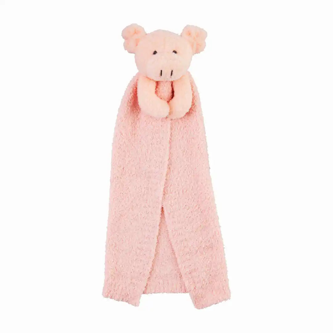 Pig Chenille Lovey Blanket